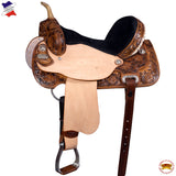 Western Horse Saddle American Leather Flex Trail Barrel Hilason