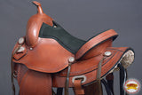 Western Horse Saddle American Leather Treeless Trail Pleasure Hilason