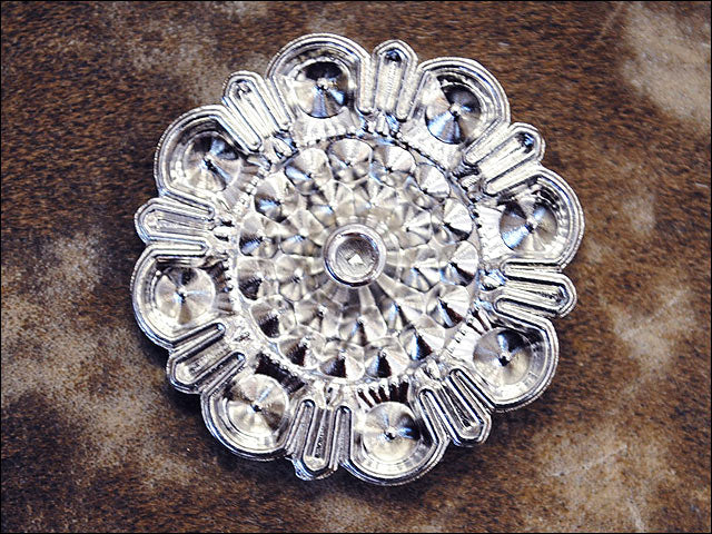 Western Screw Back Concho Clear Berry Saddle Headstall Tack Bling Cowgirl