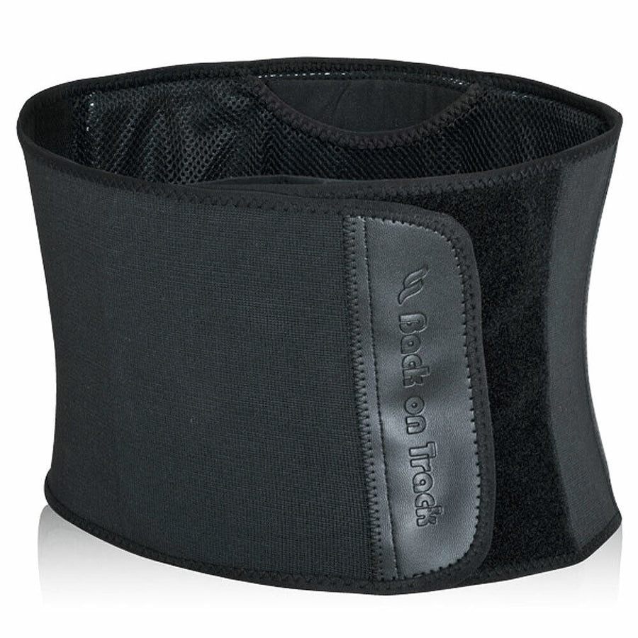 X Large Back On Track Body Pain Relief Therepy Wide Front Brace Black - Uhorse