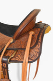 Hilason 10 In Western Kids MIniature Pony Saddle Leather Trail Tack Set