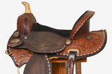 Hilason Kids Miniature Pony Barrel Racing American Leather Saddle Tack Set