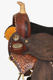 Hilason Kids Miniature Pony Barrel Racing American Leather Saddle Tack Set