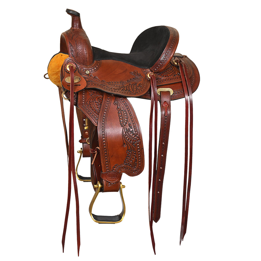 Hilason Western Kids MIniature Pony Saddle Leather Trail Tack Set
