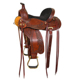 Hilason Western Kids MIniature Pony Saddle Leather Trail Tack Set