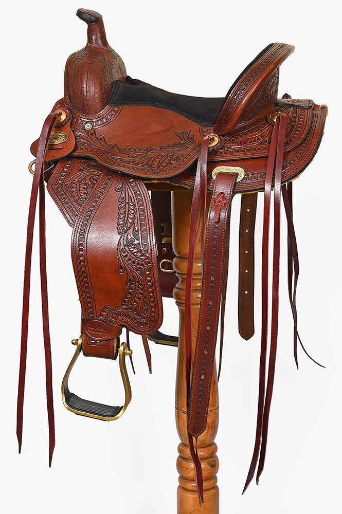Hilason Western Kids MIniature Pony Saddle Leather Trail Tack Set