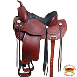 Western Horse Saddle Leather Treeless Trail Pleasure Hilason