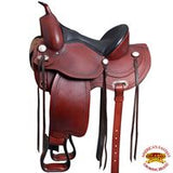 Western Horse Saddle Leather Treeless Trail Pleasure Hilason