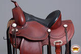 Western Horse Saddle Leather Treeless Trail Pleasure Hilason