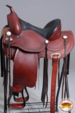 Western Horse Saddle Leather Treeless Trail Pleasure Hilason