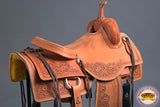 Western Horse Ranch Roping Saddle Trail American Leather Hilason