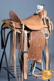 Western Horse Wade Saddle Leather Ranch Roping Tan