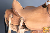 Western Horse Wade Saddle Leather Ranch Roping Tan