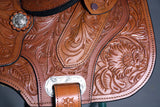 14 In Horse Barrel Racing Saddle Trail Pleasure Leather Tack