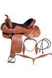 14 In Horse Barrel Racing Saddle Trail Pleasure Leather Tack