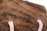 Horse Western Saddle Bag Made In Usa Cowhide Hair On Leather Cowboy Trail