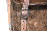 Horse Western Saddle Bag Made In Usa Cowhide Hair On Leather Cowboy Trail