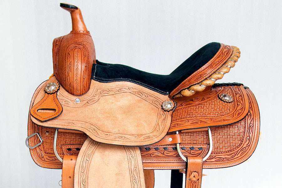 Western Horse Saddle Leather Trail Pleasure Great American Tack Set