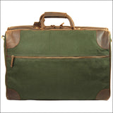 18“W x 12“H x 9“D KD Stephens Leather Duffle Bag 18 Inches