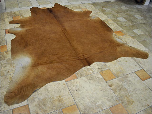 8 Ft X 7 Ft Premium Cowhide Rug Skin Area Carpet Hair On Leather From Brazil