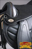 Horse English Treeless Saddle Hilason Endurance Trail Pleasure Leather