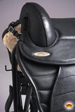 Horse English Treeless Saddle Hilason Endurance Trail Pleasure Leather