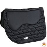 Horse English Saddle Pad Hilason Dressage Memory Foam And Antislip Black