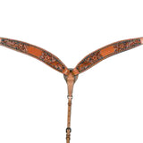 Western Horse Breast Collar Tack American Leather Mahogany Hilason