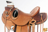 Western Horse Wade Saddle American Leather Ranch Roping Tan