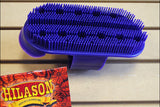 Purple Hilason Horse Grooming Large Plastic Curry Comb With Handle