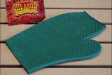 Dark Green Hilason Western Tack Rubber Horse Massage Mitt