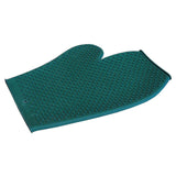 Dark Green Hilason Western Tack Rubber Horse Massage Mitt