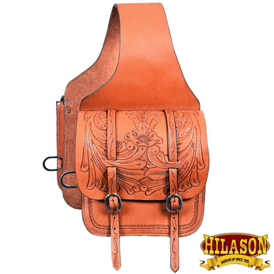 12 X 11 X 3.5 In Horse Western Saddle Bag Leather Cowboy Trail Hilason