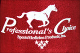 Crimson Medium Professional'S Choice Quick Wrap Horse Bell Boot