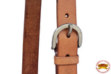 46" Hilason Western Horse Roping Tie Down Strap Brass Snaps Tan