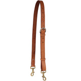 46" Hilason Western Horse Roping Tie Down Strap Brass Snaps Tan