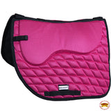 Horse English Saddle Pad Hilason Dressage Memory Foam And Antislip Pink