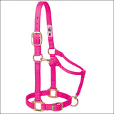 Diva Pink Weaver Western Tack Adjustable Horse Halter 1" Yearling Horse