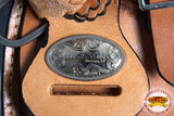 Western Horse Wade Saddle Leather Ranch Roping Tan