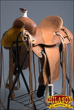 Western Horse Saddle American Leather Ranch Roping Cowboy Hilason