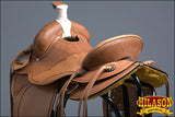 Western Horse Saddle American Leather Ranch Roping Cowboy Hilason