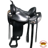 Western Horse Saddle American Leather Treeless Trail Pleasure Hilason