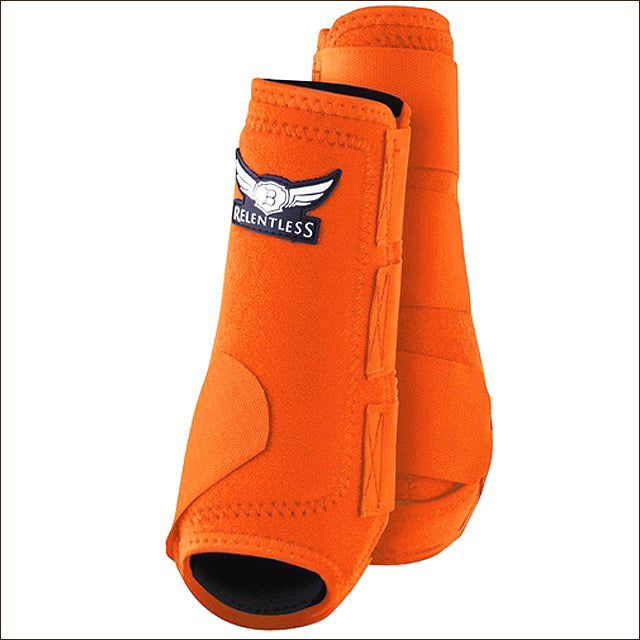 Orange Cactus Ropes Trevor Brazile Relentless Front Rear Sport Bell Boot 6 Pack Horse Leg Small Medium Large