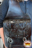 Bh108Dbshl-F Hilason Western Leather Saddle Shoulder Bag