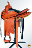 Western  American Leather Horse Saddle Gaited Trail Endurance Hilason