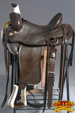 Western Horse Saddle American Leather Ranch Roping Cowboy Hilason