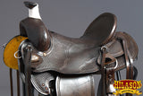 Western Horse Saddle American Leather Ranch Roping Cowboy Hilason