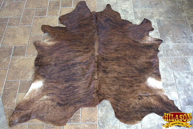 Hair On Leather Cowhide From Brazil Skin Rug Carpet Exotic Medium Hilason