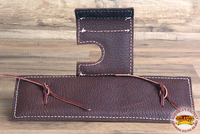 Hilason Top Grain Leather Super Pro Bull Rope Pad W/ 1/2" Foam